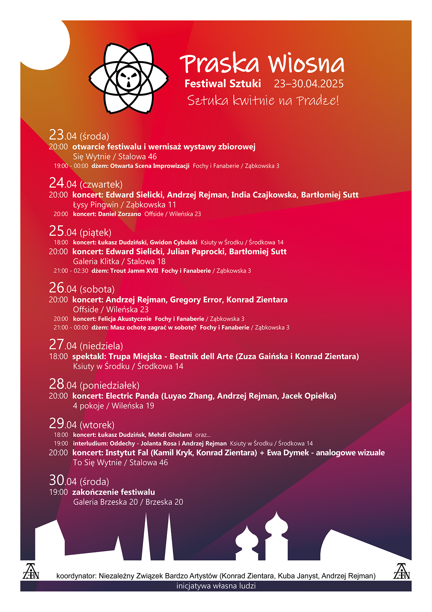 Praska Wiosna 2025 - programy dzienne